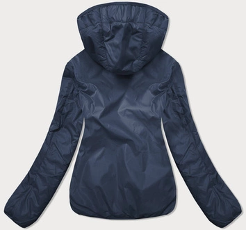 KRÓTKA DAMSKA KURTKA 2 W 1 GRANATOWA (H1029-02)