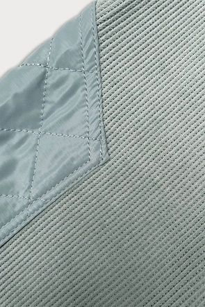 Bluza w prążki damska miętowa (AMG-311)
