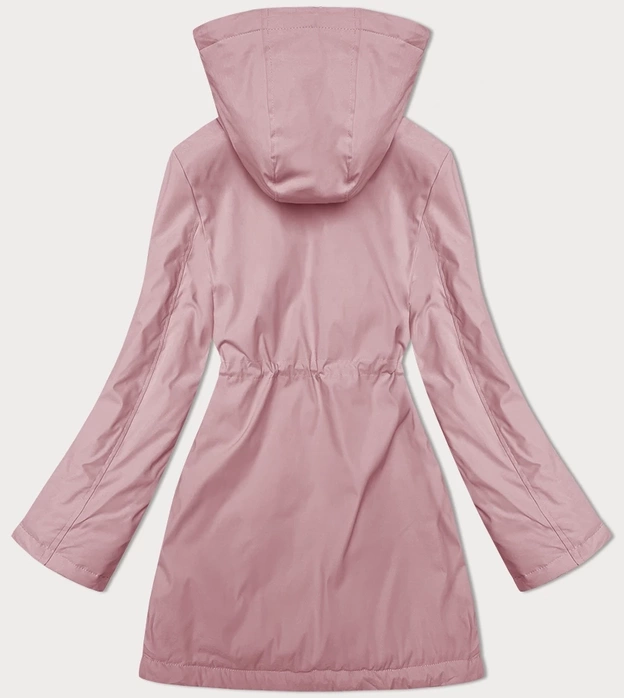 Cienka kurtka z kapturem S'West różowa (B8236-81)