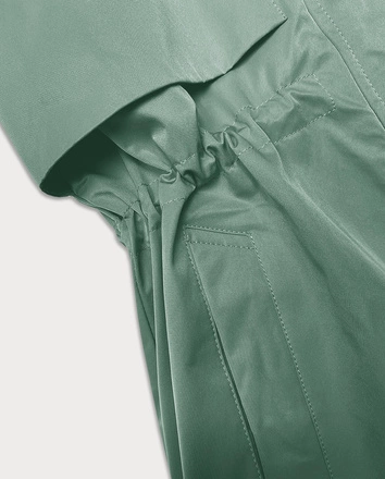 Kurtka damska z podwijanymi rękawami LHD jasny zielony (LHD-24591)