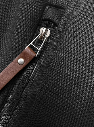 Taliowana bluza damska czarna (AMG-675A)