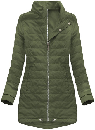 DWUSTRONNA PARKA Z KAPTUREM KHAKI (W0232BIG)