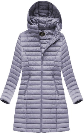 PIKOWANA KURTKA Z KAPTUREM WRZOSOWA (7472-PLUS)