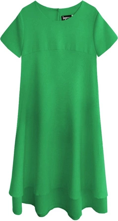 TRAPEZOWA SUKIENKA ZIELONA (436ART)