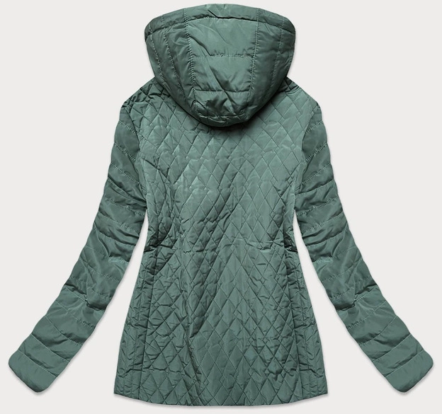 PIKOWANA DAMSKA KURTKA ZIELONA (6370)