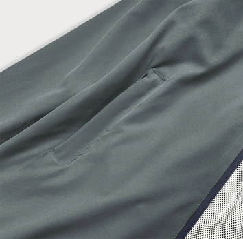 Letnia kurtka damska na podszewce szara ciemna (hh036-2)