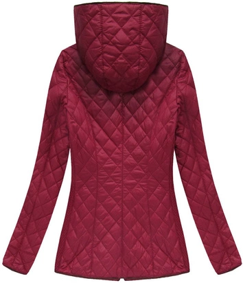 KURTKA CHANELKA BORDOWA (7056BIG)