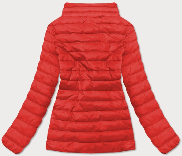 Lekka pikowana kurtka damska czerwona (20311-270)