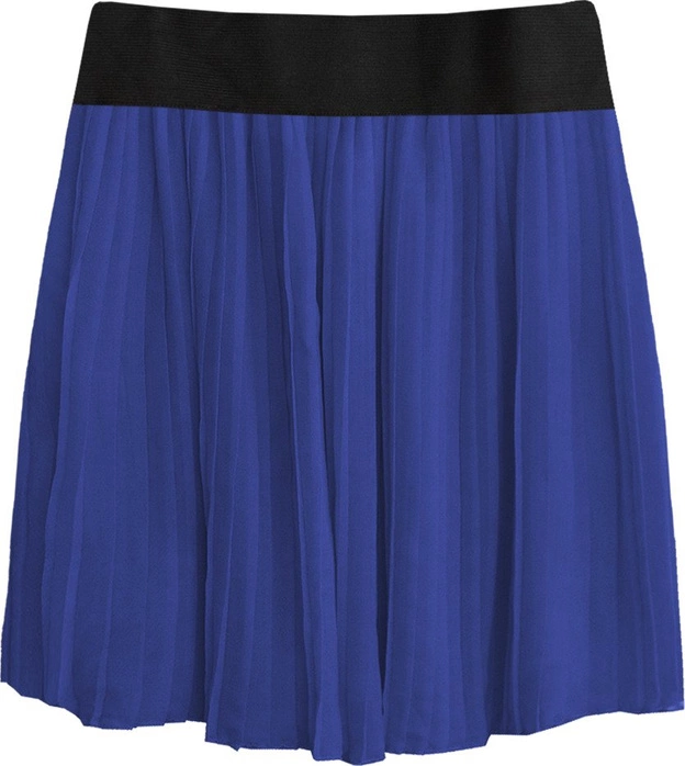 PLISOWANA SPÓDNICA MINI CHABROWA (9228/5)