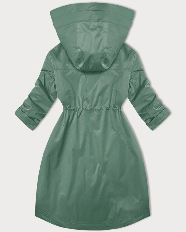 Kurtka damska z podwijanymi rękawami LHD jasny zielony (LHD-24591)