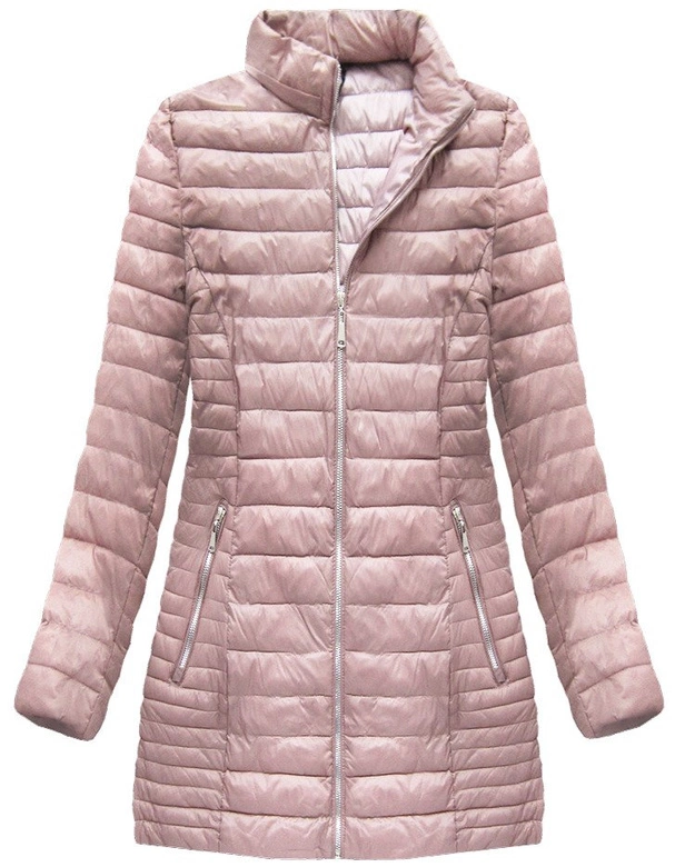 PIKOWANA KURTKA Z KAPTUREM ANTYCZNY RÓŻ (B1070-30)