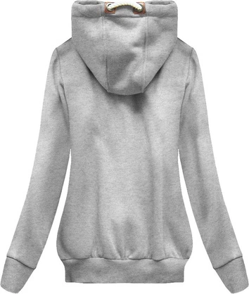 BLUZA Z FLAMINGAMI SZARA (X1925X)