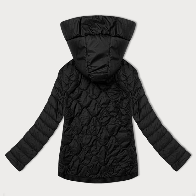 Pikowana kurtka damska J Style czarna (16M9269-392)