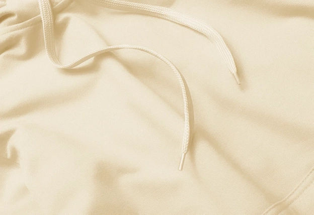 Cienka damska bluza kangurka ecru (W06-67+132)