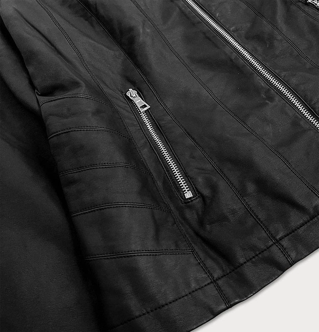 Ramoneska ze stójką czarna (td-101)