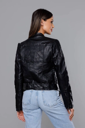 Ramoneska ze stójką czarna (HM39)