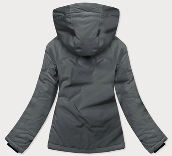Damska kurtka zimowa narciarska ciemny szary (hh012-2)