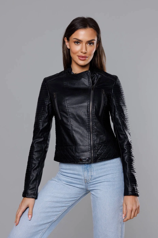 Ramoneska ze stójką czarna (HM40)