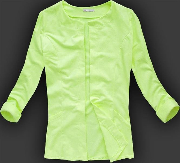 NARZUTKA/BLUZA LIMONKOWA (8016-6)