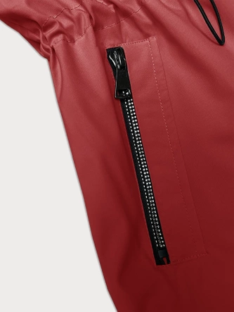 Cienka kurtka z kapturem S'West czerwona (B8236-4)