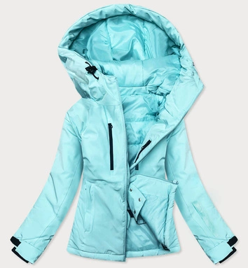 DAMSKA KURTKA ZIMOWA NARCIARSKA JASNONIEBIESKA (HH012-41)