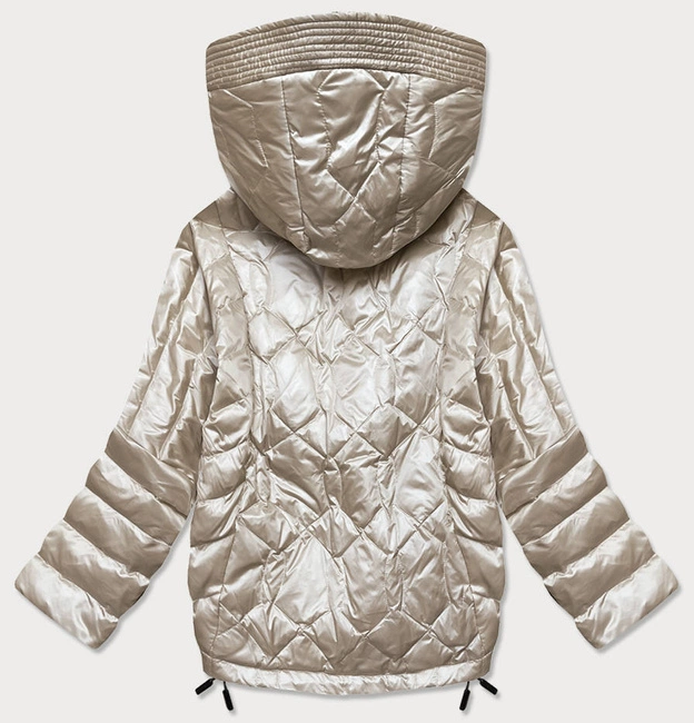 LUŹNA KURTKA DAMSKA NIETOPERZ BEŻOWA (750ART)