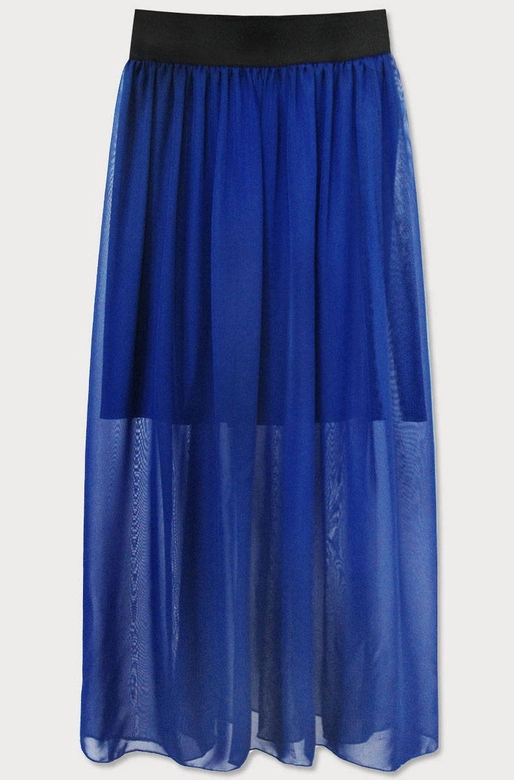 ZWIEWNA SPÓDNICA MAXI CHABROWA (596ART)