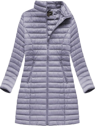 PIKOWANA KURTKA Z KAPTUREM WRZOSOWA (7472-PLUS)