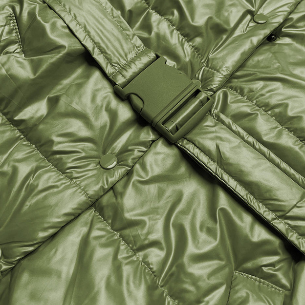 Bezrękawnik damski oversize zielony (ka-016)