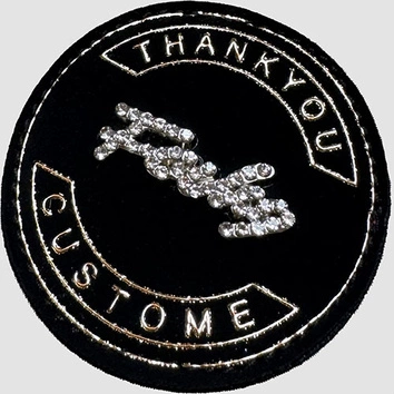 Pikowany płaszcz damski z paskiem S'West czarny (B8508-1)