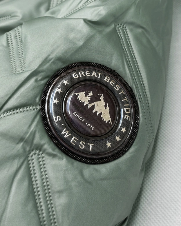 Damska kurtka na futerku S'West khaki (B8389-11011)