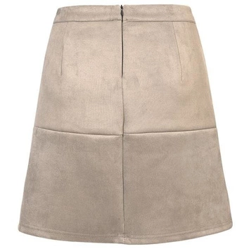 SPÓDNICA Z PRZESZYCIAMI BEŻOWA (SP7)