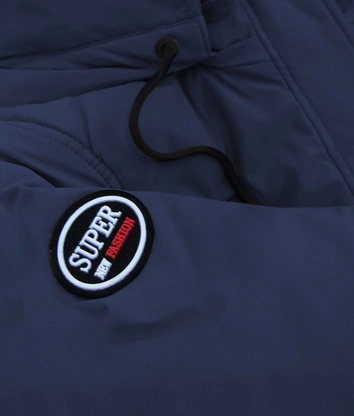 DAMSKA KURTKA ZIMOWA GRANATOWA (208-2)