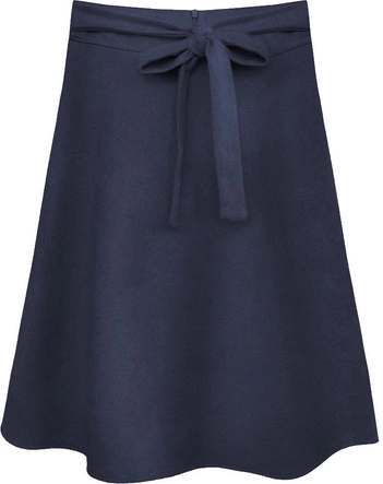 ROZKLOSZOWANA SPÓDNICA GRANATOWA (537ART)