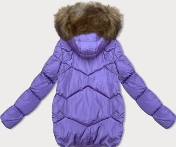 Przejściowa kurtka z kapturem lilac (LHD-23002)