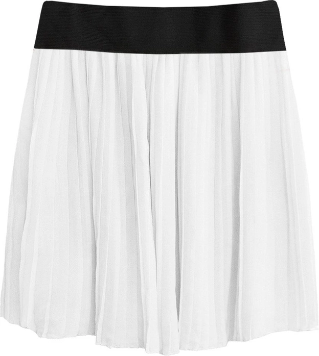 PLISOWANA SPÓDNICA MINI BIAŁA (9228/2)