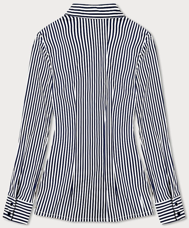 Bluzka koszulowa paski granat-biały (AWY2013)