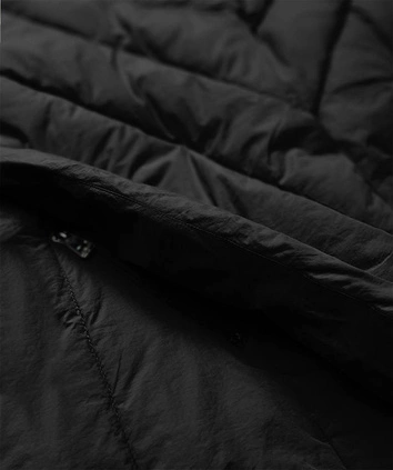 KURTKA DAMSKA OVERSIZE CZARNA (1551)