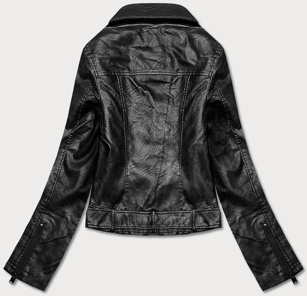 Ramoneska z kołnierzem czarna (AX-808)