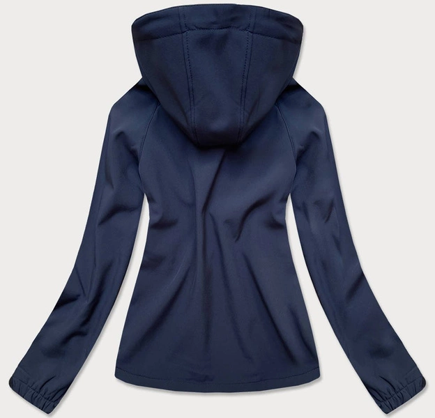 SPORTOWA KURTKA DAMSKA TYPU SOFTSHELL GRANATOWA (HH027)