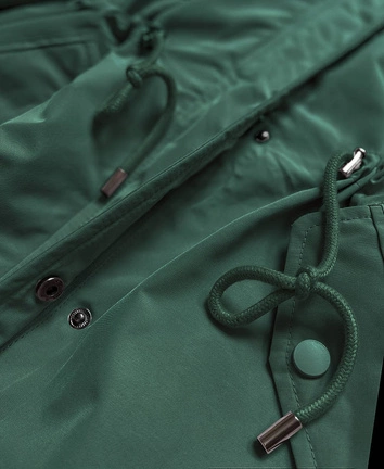 KURTKA - PARKA DAMSKA ZIELONA (RQW-6852)