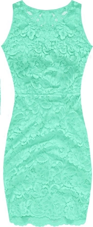 SUKIENKA Z GIPIURY MIĘTOWA (ART15)