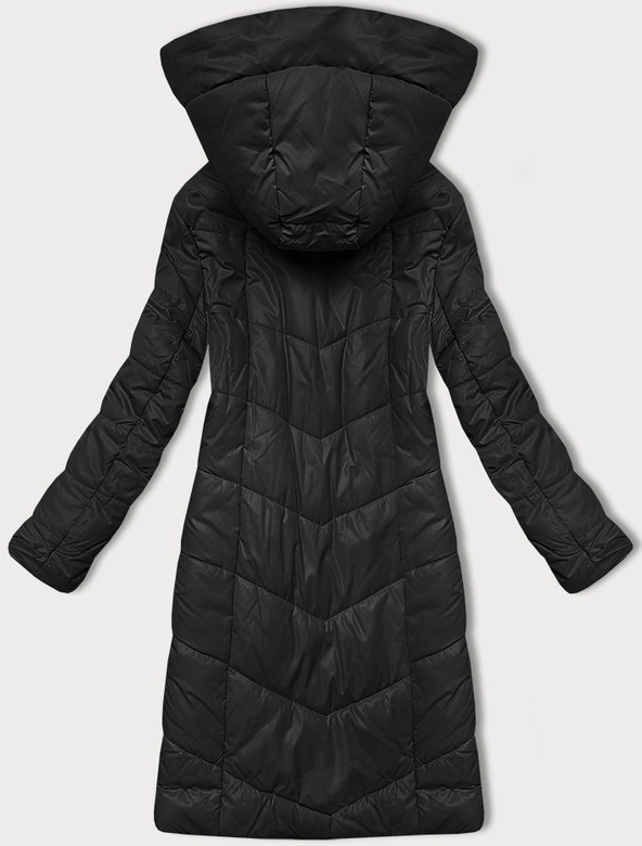 Pikowana przejściowa kurtka damska S'West czarna (B8302-1)