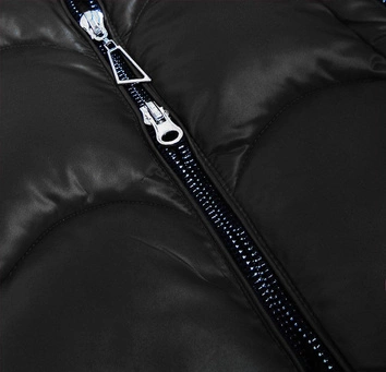 PIKOWANA KURTKA ZIMOWA DAMSKA CZARNA (C918)