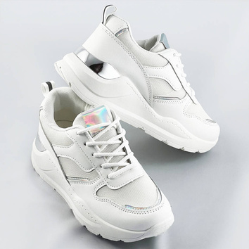 Sneakersy damskie białe (bs-01)
