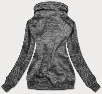 ROZPINANA BLUZA DRESOWA DAMSKA GRAFITOWA (58326)