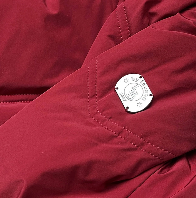 KURTKA ZIMOWA DAMSKA Z KAPTUREM BORDOWA (M-21311)