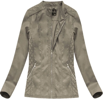 KLASYCZNA RAMONESKA Z PIKOWANYMI WSTAWKAMI SZAROBRĄZOWA (5113BIG)