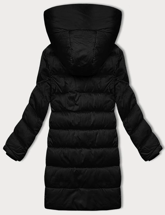 Zimowa pikowana kurtka damska S'west czarna (B8273-1)