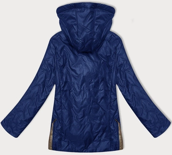 Pikowana kurtka damska z odpinanym kapturem S'West ciemny niebieski (B8356-72)